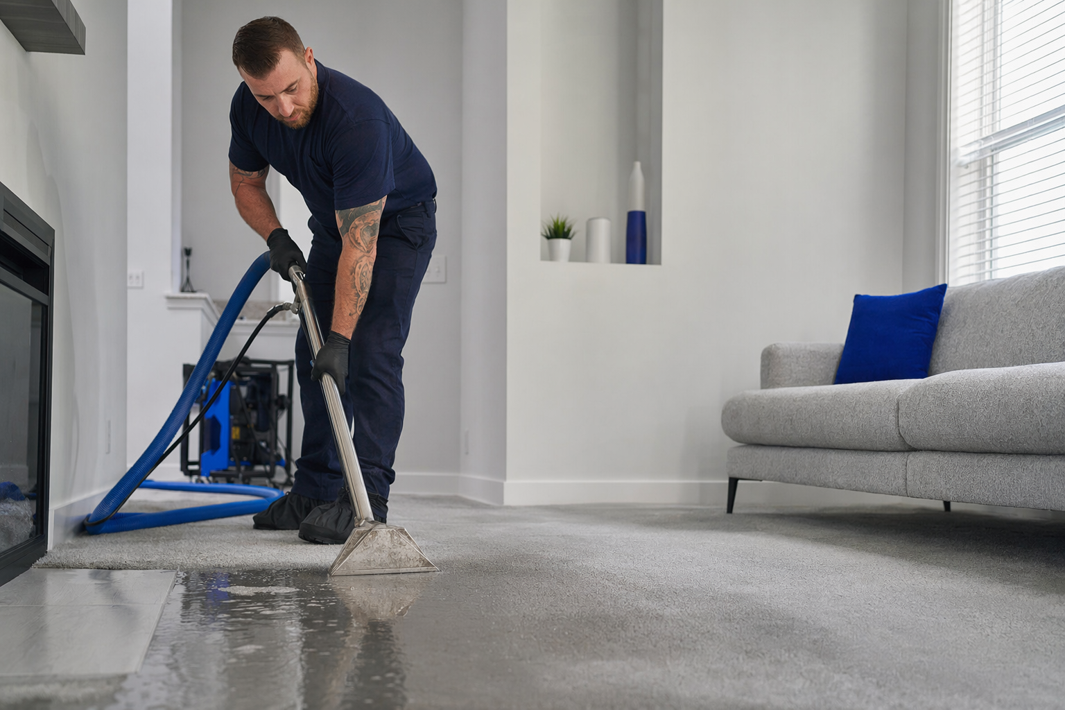 Water extraction — fast standing-water removal